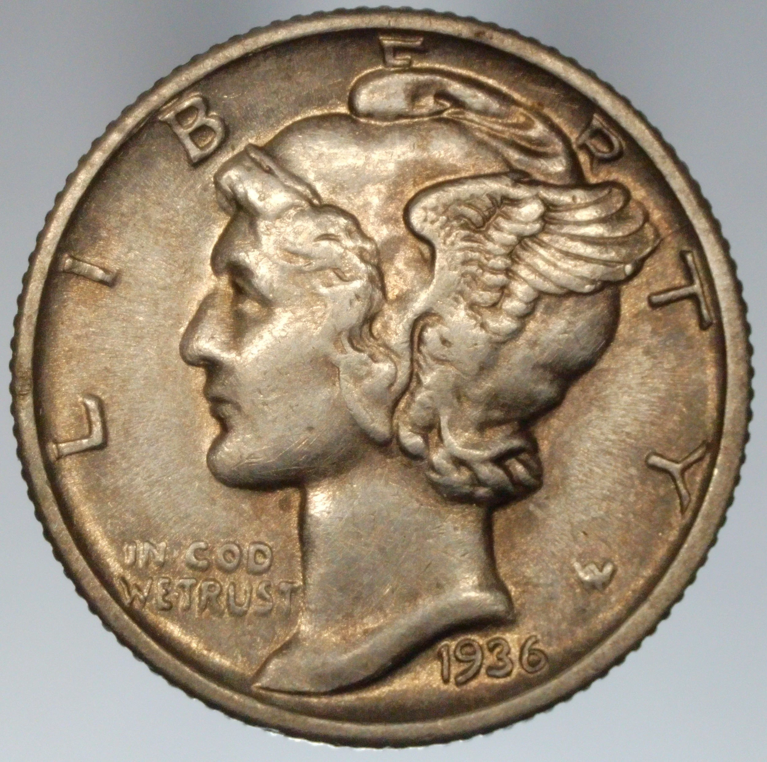 小物 dime Rare Coins & Relics - 1936 Mercury Dime (Error Coin)